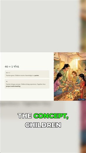 40+1 vs 41: Teacher & Student Create Understanding