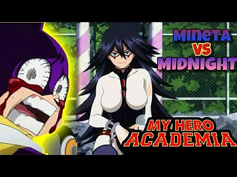 Mineta Vs Midnight My Hero Academia | Dub