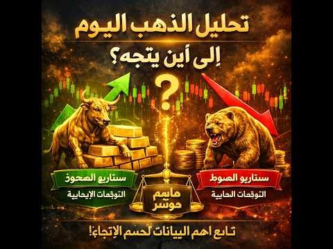 تحليل الذهب ليوم 8 أفريل 2026 هل سيكمل صعود ام هبوط قوي تابع التحليل