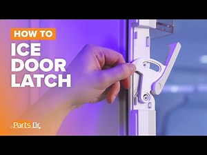 How to replace Ice Door Latch part # WR11X10031 on your GE Refrigerator