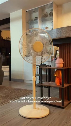 Keeping cool with the Oasis 16-inch stand fan