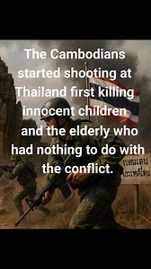 The Cambodians started shooting at Thailand first killing innocent children and the elderly who had nothing to do with the conflict. Don’t be misled into thinking we started it. We have all the evidence! #กัมพูชายิงก่อน #ไทยนี้รักสงบแต่ถึง รบไม่ขลาด #CambodiaFiredFir st #ThailandLovesPe aceButlsNotAfraid ToFight | ช่างแขกโคราชา เกษตรพอเพียง