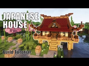 Minecraft Japanese House Tutorial | Easy Step by Step Build Tutorial
