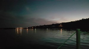 A #moonlight view from the bow entering the Westport Harbour coming home from our 4:30 sunset tour. #MarinerCruises #Whalewatching #BrierIsland #Islandlife | Mariner Cruises Whale and Seabird Tours