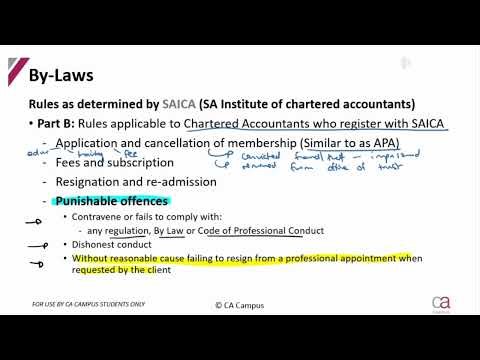 CPC - Part 8: By-Laws and RRIC