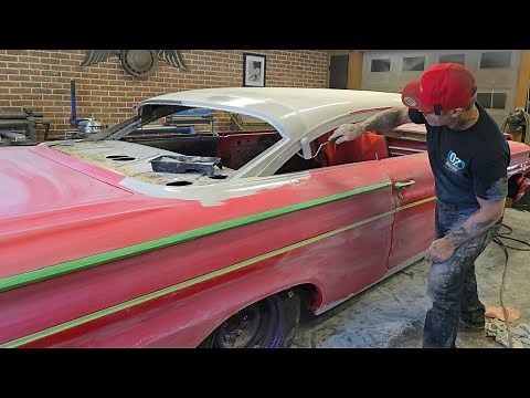 Priming the car with a roller instead of a paint gun... so simple and easy 👏