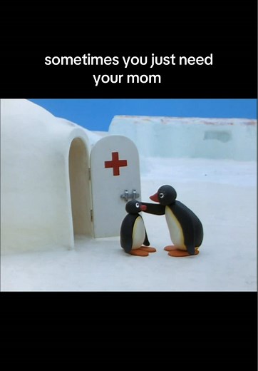 making everything better since day 1 #pingu #mom #nostalgia | pingu