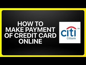 How To Make Payment On Citibank Credit Card Online Tutorial