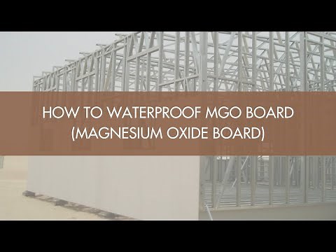 How To Waterproof MGO Board (Magnesium Oxide Board)