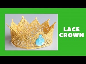 How to Make A Lace Crown | DIY At Home Mummy