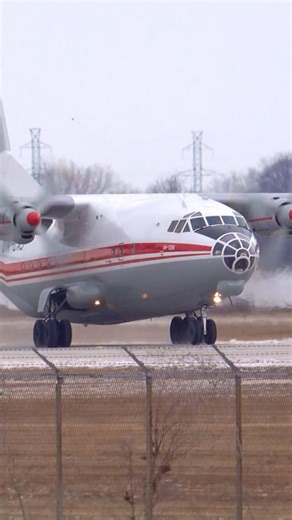 Everything Windsor & Essex County on Instagram: "ANTONOV AN-12 | Ukraine Air Alliance | Windsor International Airport Runway 25. Not Something You See Everyday At YQG. Full Version On YouTube Link In Bio. #yqg #avgeek #aviation #planespotting #viral #windsor #canada #detroit #usa #ukraine #antonov"