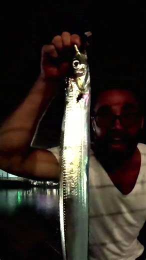 Night Fishing for Belt Fish !!! #catchandcook