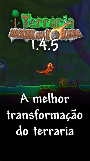 A MELHOR TRANSFORMAÇÃO do Terraria 1.4.5 #terraria #shorts