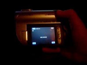 sony handycam disk problems