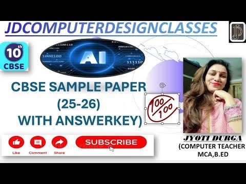 CBSE BOARD 25-26| ARTIFICIAL INTELLIGENCE | SAMPLE PAPER DISCUSSION | 27 FEB 26| IMPORTANT QUESTIONS