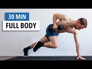30 MIN FULL BODY DUMBBELL WORKOUT at Home [Strength & Cardio]