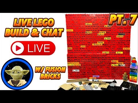 LIVE BUILD: w/ Fusion Bricks! (LEGO Star Wars: Desert Skiff & Sarlac Pit) PT. 7