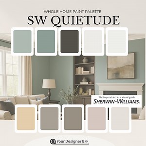 Quietude Sherwin-williams Paint Palette – Soft Blues & Warm Neutrals for a Tranquil Home (digital PDF - Etsy