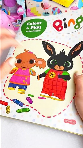 Unboxing Bing Stickers ASMR #shorts #asmr #asmrsounds #unboxing #toys #satisfying