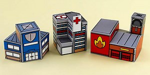 People Who Help Us 3D Buildings Printable