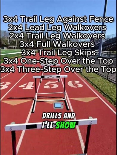 Decathlon Training Day 2: Hurdle Drills and Acceleration #trackandfield #hurdles #athletics #shorts