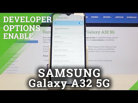 How to Unlock Developer Options in Samsung Galaxy A32 5G - Enter Developer Mode