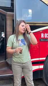 3.1K views · 128 reactions | Beautiful driver lina ozora bus agramas drink coffee before leaving #bus #busmania #agramas #linaozora #reels | Terminal Channel | Facebook