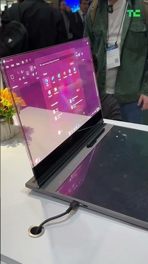 Lenovo’s fully transparent laptop concept | MWC 24 | TechCrunch