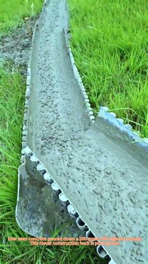Genius Concrete Slide for 200-Meter Slope Construction