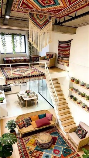 Bohemian Loft Dream: From Plain to Stunning Before & After 😱