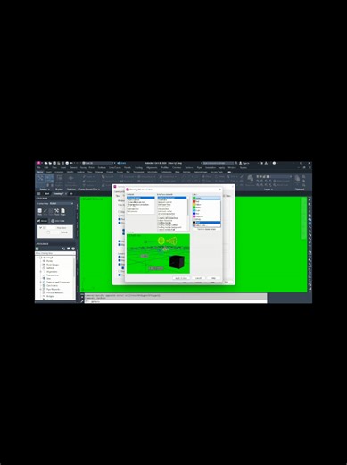 Modifier la couleur de fond Autodesk Civil 3D... #autodesk #ingverdier #ingketlet #ketletverdier #letlet
