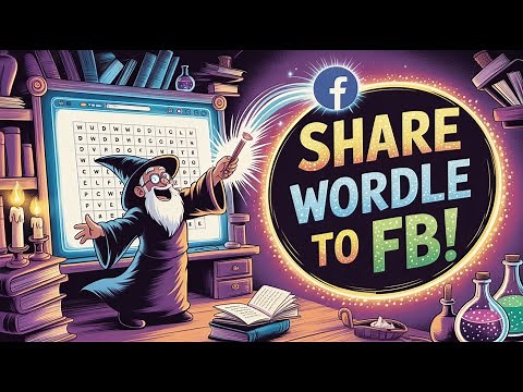 How to Share Wordle Result from PC Desktop to Facebook