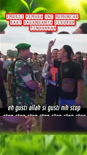 Dia hanya memikirkan bagaimana anaknya dan keluarganya bisa makan #tni #komando #satpolpp