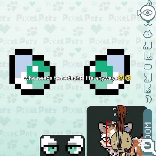 i love making my ocs in ths Game(game is pixel petz btw) | #pixelpets#tomodachilife#cute#art#osc#oc