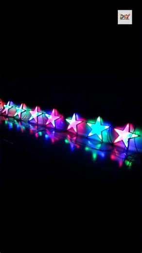 Glowing Christmas Star Lights Set ⭐ | Home Decoration #homedecor #christmaslights #diydecor
