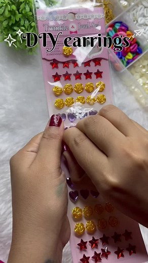 #DIy korean earrings #fyp #tiktok #viralvideo @TikTok Bangladesh @tiktok official bangladesh @TikTok @TikTokCreators_ID
