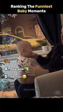 Top 5 Funniest Baby Moments Caught on Camera 😂👶 | Viral Baby Fails & Reactions | #shorts