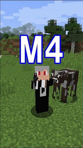 【マイクラ】銃modの武器紹介⑧ #shorts