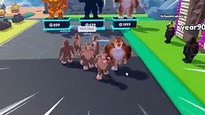 Becoming The STRONGEST MONKEY In Roblox ANIMAL GYM! | RoBros