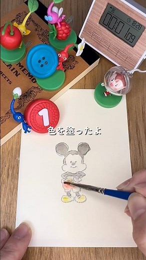 ✏︎子どもが喜ぶミッキーマウスの描き方 #disney