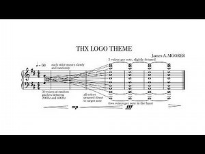 James Moorer - The Deep Note (1982); "THX Logo Theme"