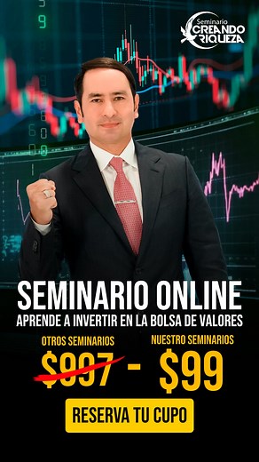 ¿Quieres APRENDER a INVERTIR en la bolsa de valores? Comenta la palabra “SEMINARIO” y dale CLICK al enlace en mi perfil >> @seminariocreandoriqueza para registrarte en nuestro próximo seminario en vivo. Aprende las mismas ESTRATEGIAS que yo y mis estudiantes usamos para invertir y toma control de tu futuro financiero. . Dale CLICK al link en mi perfil >> @seminariocreandoriqueza Dale CLICK al link en mi perfil >> @seminariocreandoriqueza Dale CLICK al link en mi perfil >> @seminariocreandoriquez