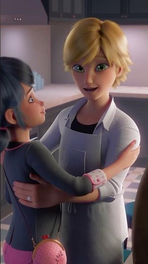 The cutest couple 😍 #ladybug #chatnoir #miraculous #miraculousladybug #adrinette #adrienette #mlb