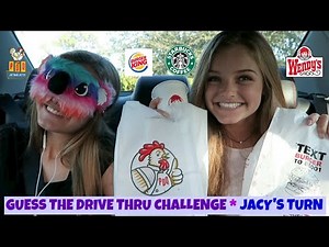 Guess the Drive Thru Challenge ~ Jacy's Turn ~ Jacy and Kacy