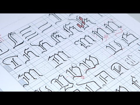 How Single Stroke Writing IMPROVES Your Broad Stroke Gothic Writing