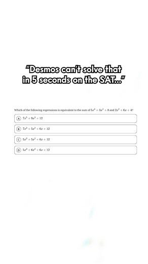 Comment DESMOS to learn how we did it 👀 You'll also get access to: ✅ FULL Desmos course bringing HUNDREDS of perfect math scores every SAT season ✅ 24/7 private 1:1 tutors ✅ Community with 50k like-minded students ✅ Endless practice problems ✅ Expert-designed learning modules ✅ Custom-built A.I. study buddy