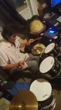 Richard drumming
