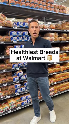 These are the two healthiest bread brands to buy at Walmart! 🍞 ✅ @daveskillerbread has four versions made with real ingredients and no seed oils ✅ @onemightymill products are incredible and taste delicious I’ve also found @baseculture at some Walmart locations, which is an amazing brand Be sure to follow me for more healthy swaps and product recommendations 👍 | Health With Hunter