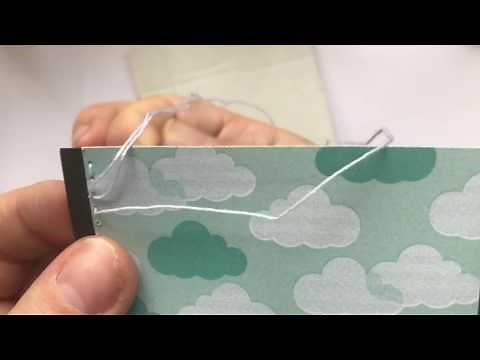 Step by step | hand stitch on paper