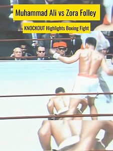 Muhammad Ali vs Zora Folley #boxing #muhammadali | Boxing USA
